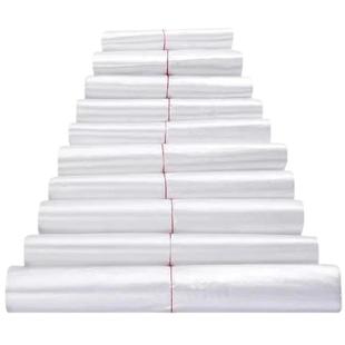 塑料袋白色食品级透明袋子手提早餐店包子打包袋方便袋购物袋厂家