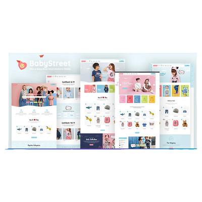 BabyStreet WP主题 Wordpress 儿童服装商店婴儿玩具博客网站模板
