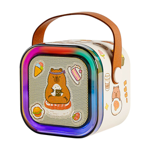 卡皮巴拉儿童麦克风话筒音响一体唱歌家用k歌小孩音乐机卡拉ok小