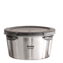 304不锈钢碗食品级带盖个人专用