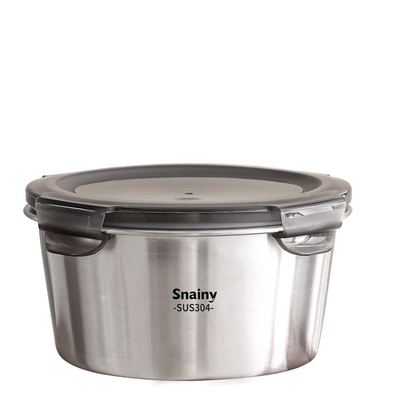 304不锈钢碗食品级带盖个人专用