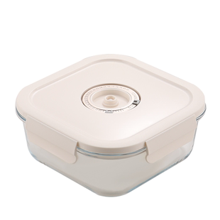 真空保鲜盒电动抽气计时上班族微波炉玻璃饭盒食物冰箱收纳盒套装