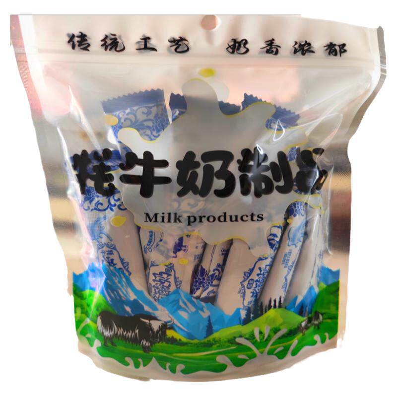 青藏特产牦牛拉丝老酸奶糖炭烧味