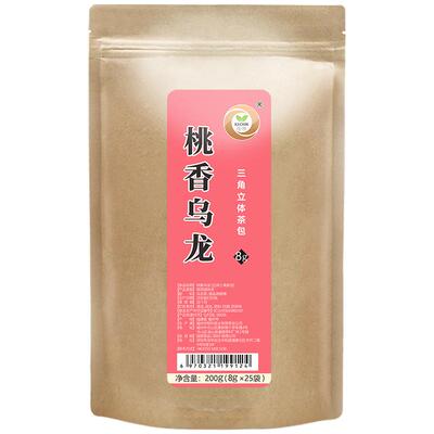 桃香乌龙三角茶包奶茶店水果茶用