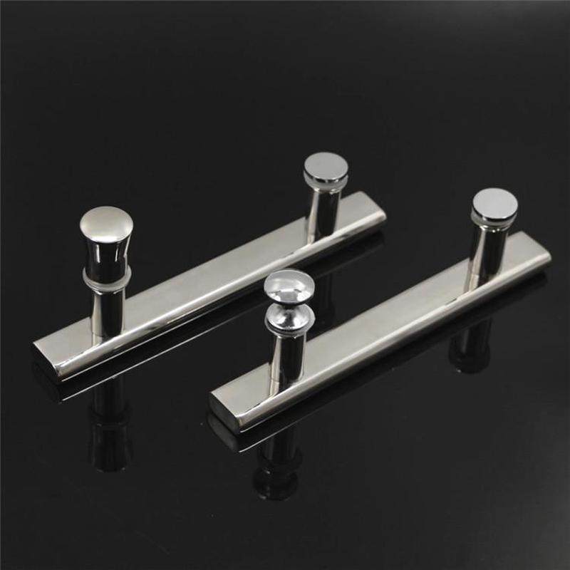 淋浴房拉手浴室门拉手不锈钢304卫生间玻璃门移门把手扁管孔距145