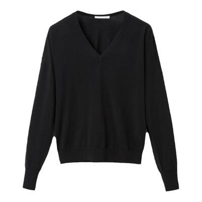 可机洗羊毛长袖针织衫OVV