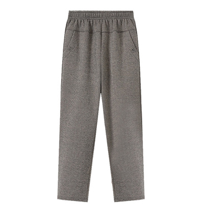 妈妈裤春秋宽松高腰休闲裤中老年