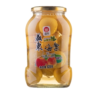 盛东冰糖海棠沙果罐头828g*2瓶新鲜即食水果罐头包邮配料干净