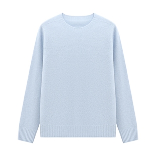 百家好绵羊毛打底毛衫女秋冬纯色百搭毛衣2025新款高级感显瘦上衣