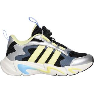 【自营】阿迪达斯儿童26夏季新款男童旋钮透气网眼运动跑鞋KJ4234