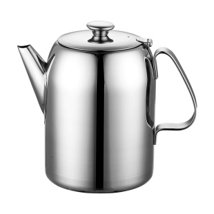 加厚不锈钢冷水壶饭店茶壶长嘴加汤壶果汁扎壶大容量凉水壶泡茶壶
