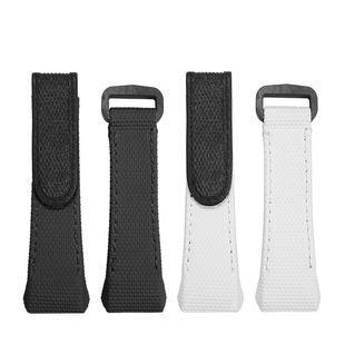 泰琴适用法兰克穆勒V45氟橡胶表带V32 V41专用魔术贴橡胶手表链男