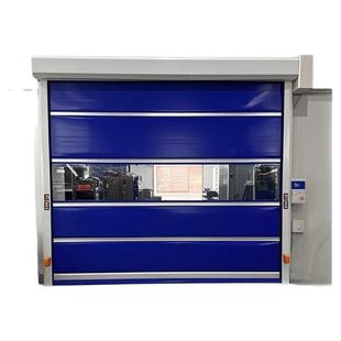 PVC快速卷帘门工业车间车库仓库用自动升降防风防尘多种尺寸定制