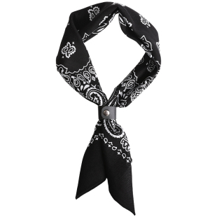 机车头巾美式方巾扣男阿美咔叽摩托车复古面巾潮牌防晒围巾面罩