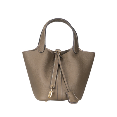 DJ黛安娜.珍妮丝 菜篮子手提包真皮经典款中小号手提包便携手拎包