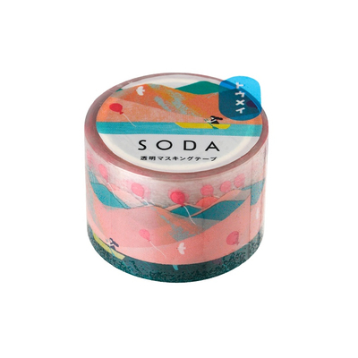 日本锦宫透明手账胶带系列diy