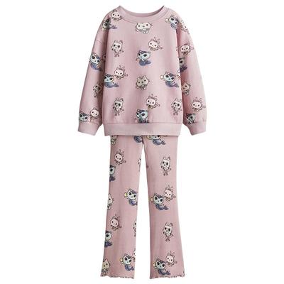 【盖比的娃娃屋】HM童装女童套装2件式秋季新款卫衣打底裤1319897