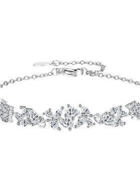 老凤祥紫藤花系列925纯银手链