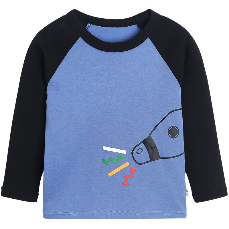 优贝宜儿童长袖T恤春秋男童保暖打底衫女童上衣宝宝秋装中大童