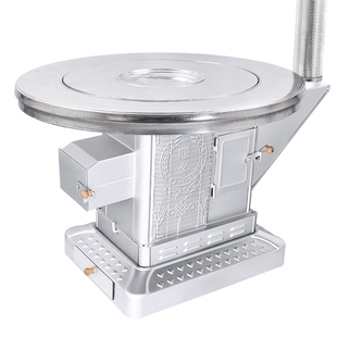 农村柴火取暖炉子冬天室内无烟回风炉家用采暖炉烧柴煤两用烤火炉