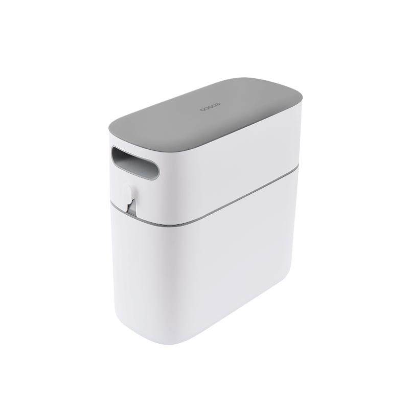 ecoco垃圾桶家用卫生间厕所专用带盖夹缝大容量自动打包客厅厨房