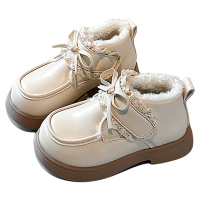 女童秋冬公主风公主风皮靴