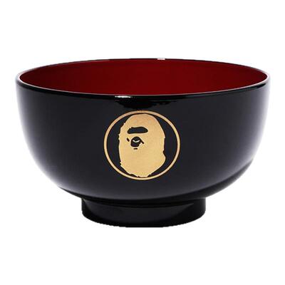 猿人日文图案汤碗BAPE