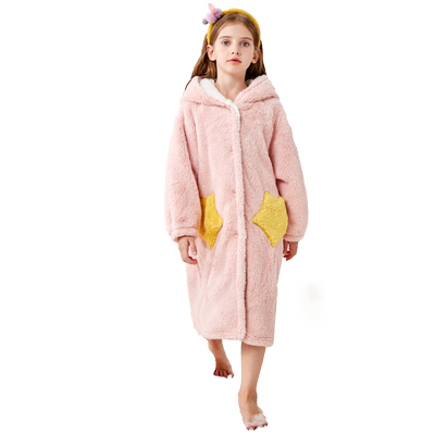 猫人儿童睡袍睡衣浴袍