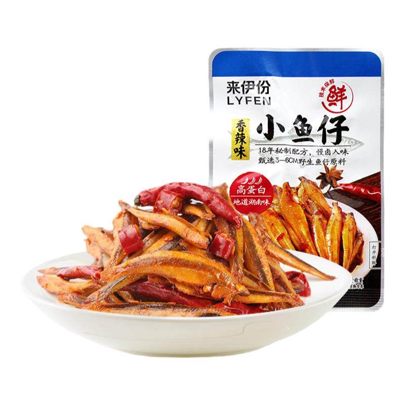 来伊份小鱼仔香辣味500g