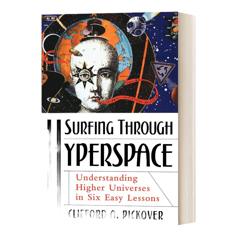英文原版 Surfing Through Hyperspace 在超空间中冲浪 在六个简单的课程中理解高等宇宙 英文版 进口英语原版书籍