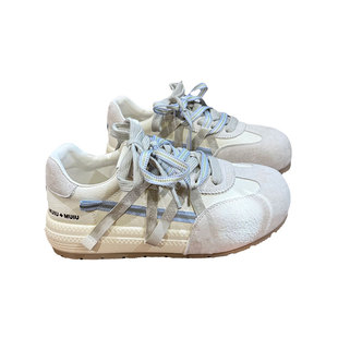 小白鞋女款2026新款99-9女鞋户外软底真皮阿甘鞋今年流行爆款板鞋