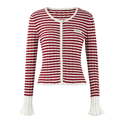 MISSCOCOON可可尼喇叭袖上衣女