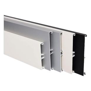 黑色橱柜专用铝合金踢脚线固定配件厨房柜子下贴脚遮丑挡板止水条