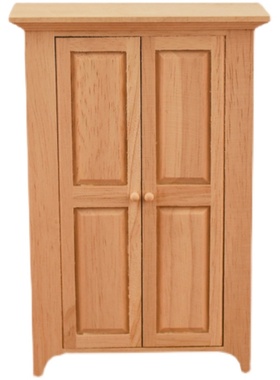 微缩木制家具立柜模型摆件娃娃屋