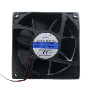 6 8 9cm功放变频器电源机箱24V暖风机散热风扇12V超静音风机12038