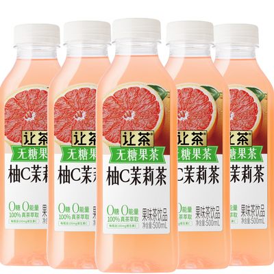 让茶无糖果茶饮料500ml*5瓶装