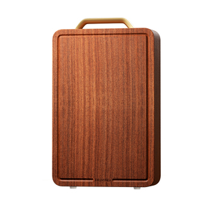 乌檀木整木菜板防霉抗菌家用食品级粘砧板切菜板实木案板厨房专用