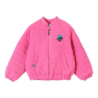 女童棉服薄款短款外套防风保暖