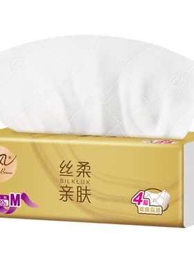 清风金装丝柔亲肤4层80抽抽纸