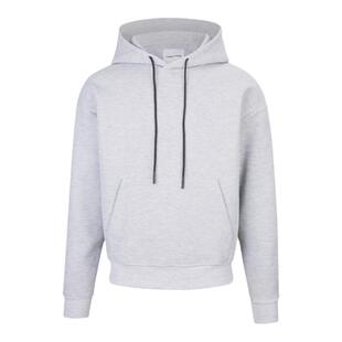 FSG两色基础款boxy版型廓形连帽华夫格卫衣