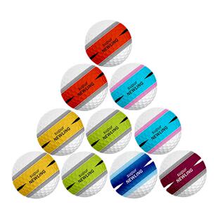 高尔夫球三层比赛球360度无缝对齐推杆线高密度大动能结构远距球