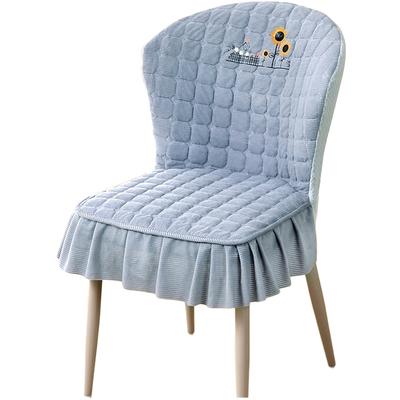 防滑高级感加厚弧形椅子套罩