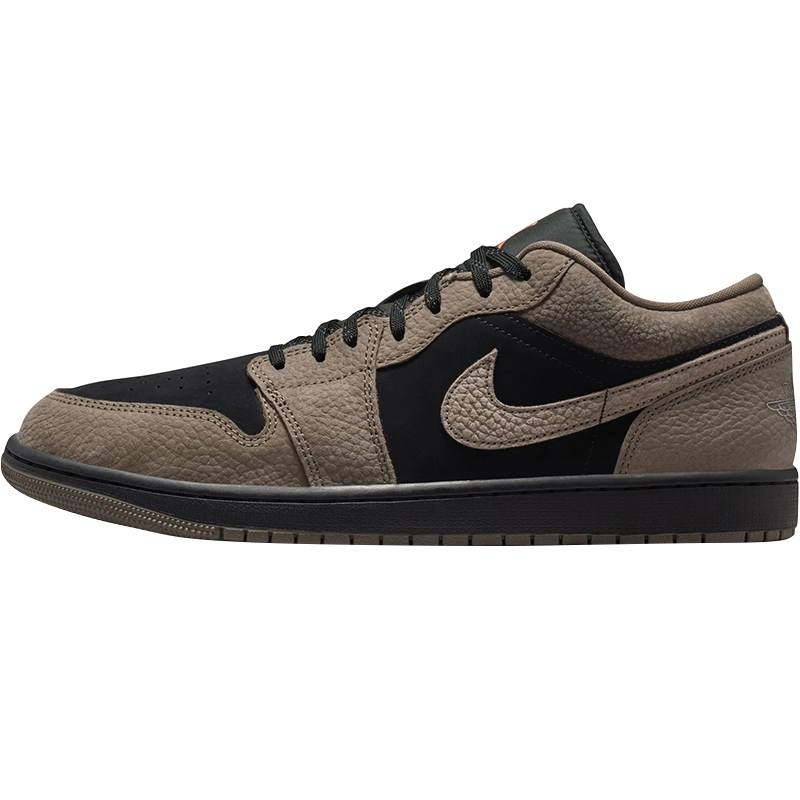 Air Jordan 1 Low 经典摩卡棕黑AJ1男子低帮休闲板鞋IB7109-005