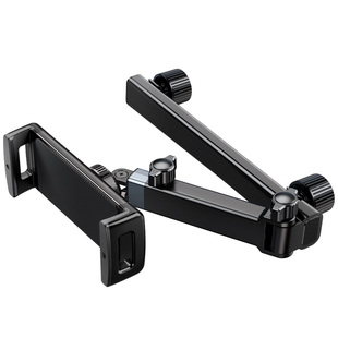 车载后排平板支架汽车用后座椅放手机iPad电脑看电视神器可伸缩娱乐专用车内头枕固定pad支撑架子车上铝合金