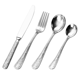 西餐刀叉304不锈钢西餐餐具刀叉勺套装切牛排专用刀叉食品级餐刀