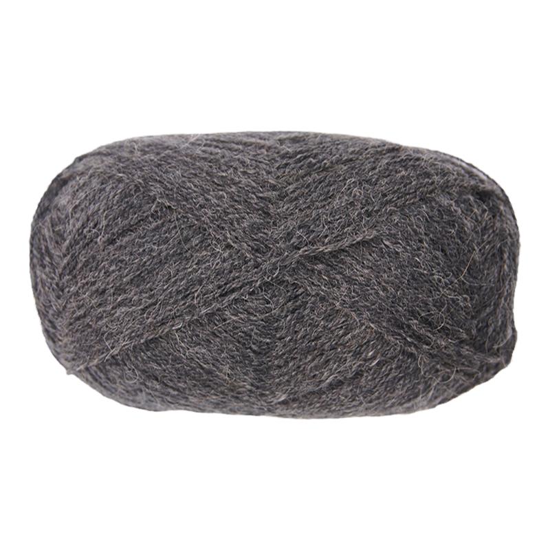 雅诗秋冬中细羊毛线手编织羊驼黑色围巾线棒针外套手工混纺毛衣线