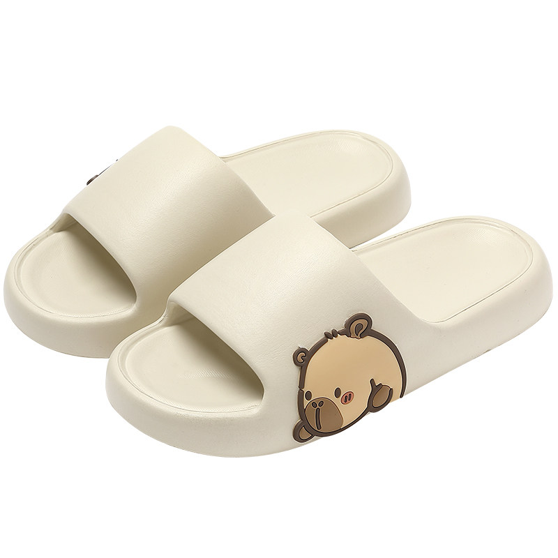 拖鞋女士夏季2025新款室内家居浴室防滑海边踩屎感厚底凉拖鞋外穿