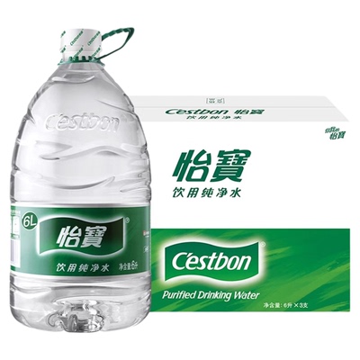 怡宝饮用水4.5L*4整箱