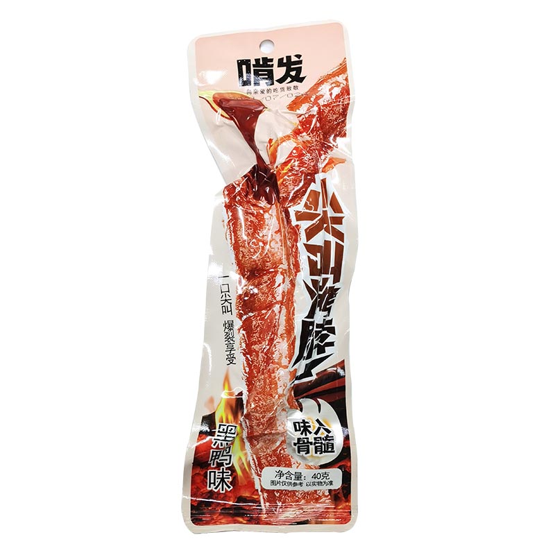 啃发尖叫烤脖整根手撕烤脖鸡脖子鸡肉零食