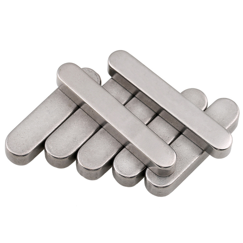 304不锈钢平键销圆头圆角A型方键销方料条GB1096横轴销M3M4M6M10